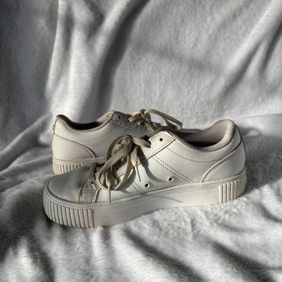 FILA Chunky Women's White Leather Panache Sneakers Size 7 - Picture 6 of 7